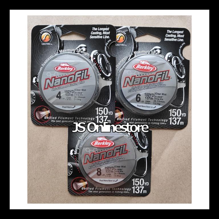 READY STOK SENAR PANCING BERKLEY NANOFIL ALAT PANCING TERMURAH PALING LENGKAP AL5
