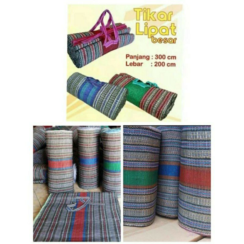 TIKAR HAJATAN/TIKAR LIPAT/TIKAR PIKNIK jumbo 300x200cm