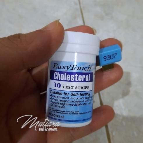 (MUTIARA ALKES) Strip Easy Touch Kolesterol - Cholesterol