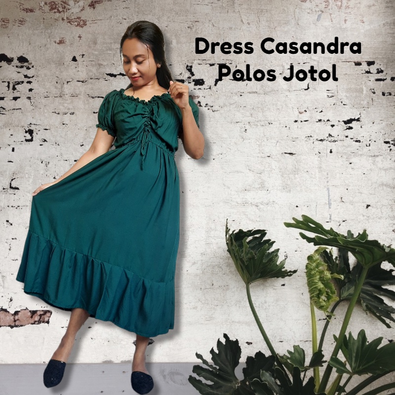 DRESS CASANDRA XXL JUMBO KATUN RAYON