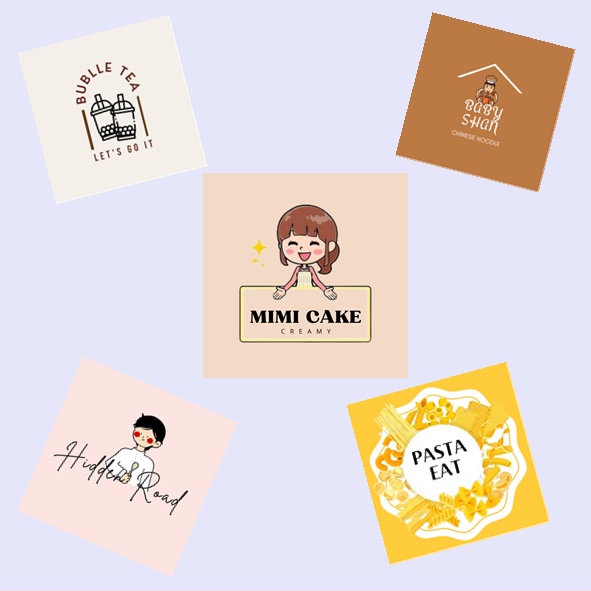

70pcs CETAK STIKER MAKANAN LABEL PRODUK KEMASAN HOMEMADE CUSTOM LOGO MURAH