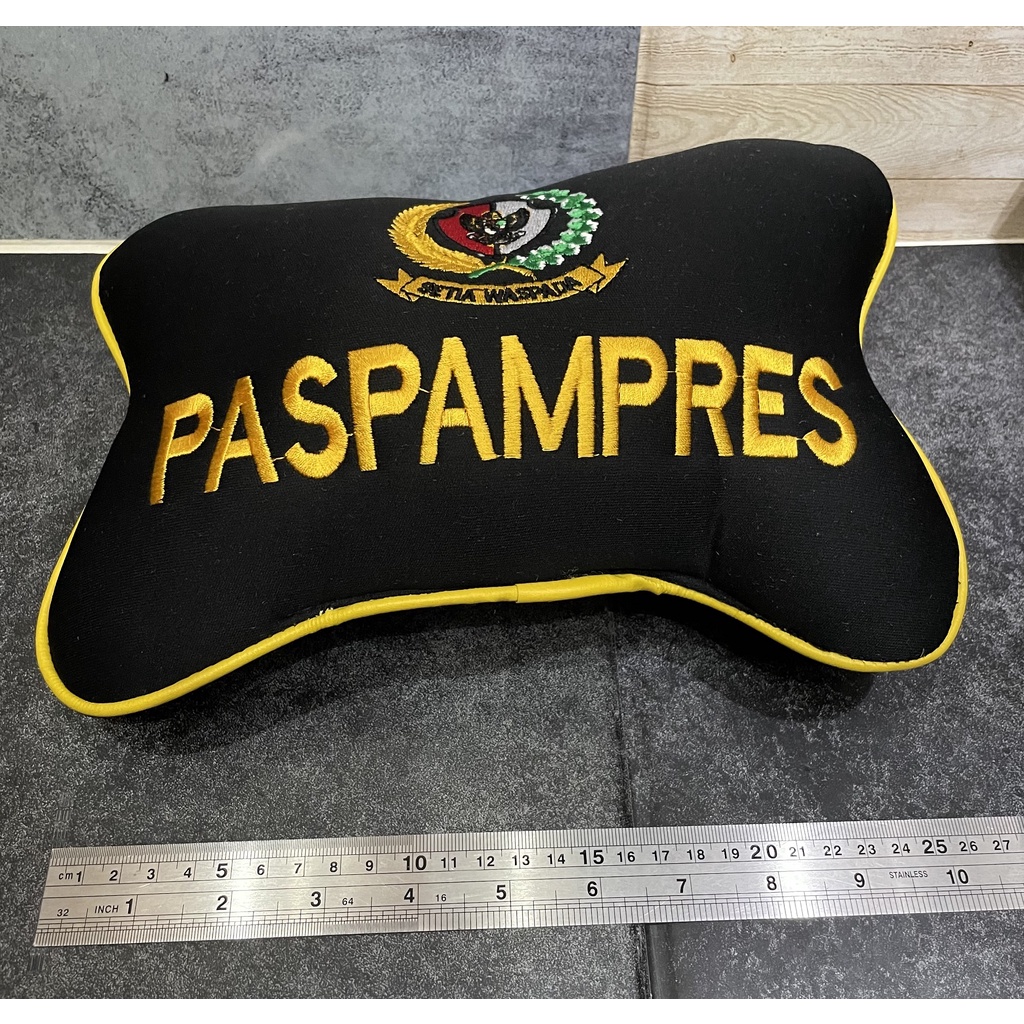 Bantal Mobil Paspampres Hitam - Bantal Mobil - Bantal Kepala Paspampres