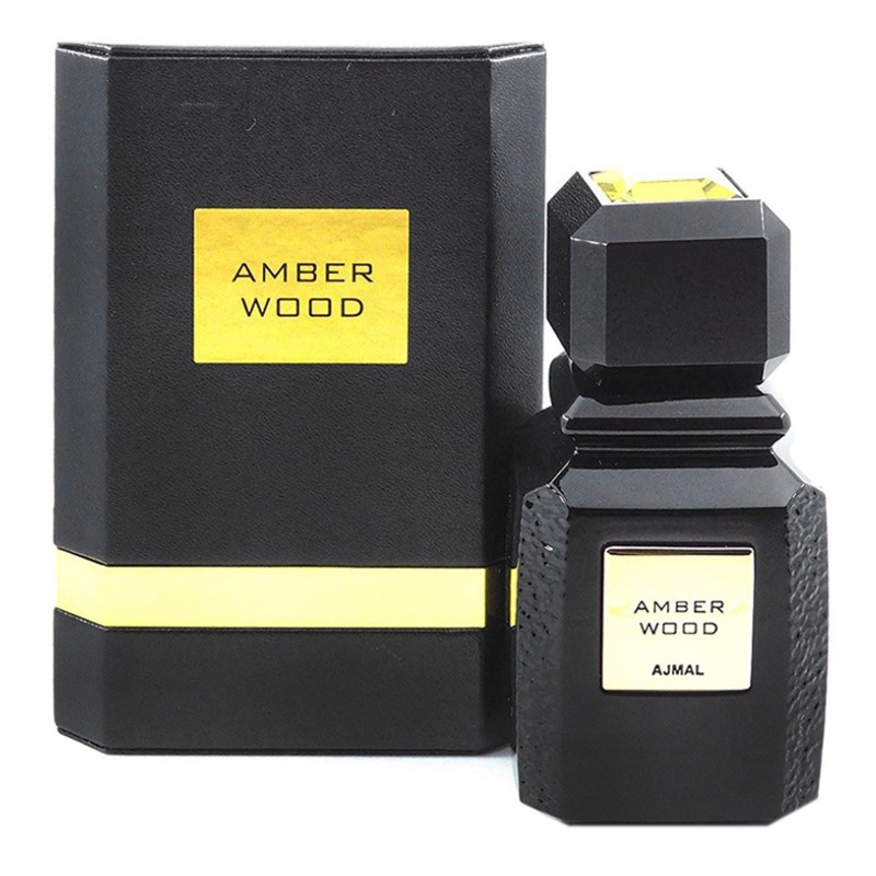 Ajmal Amber Wood Eau De Parfum 100 ml - Parfum Pria Aroma Kayu Amber Tahan Lama