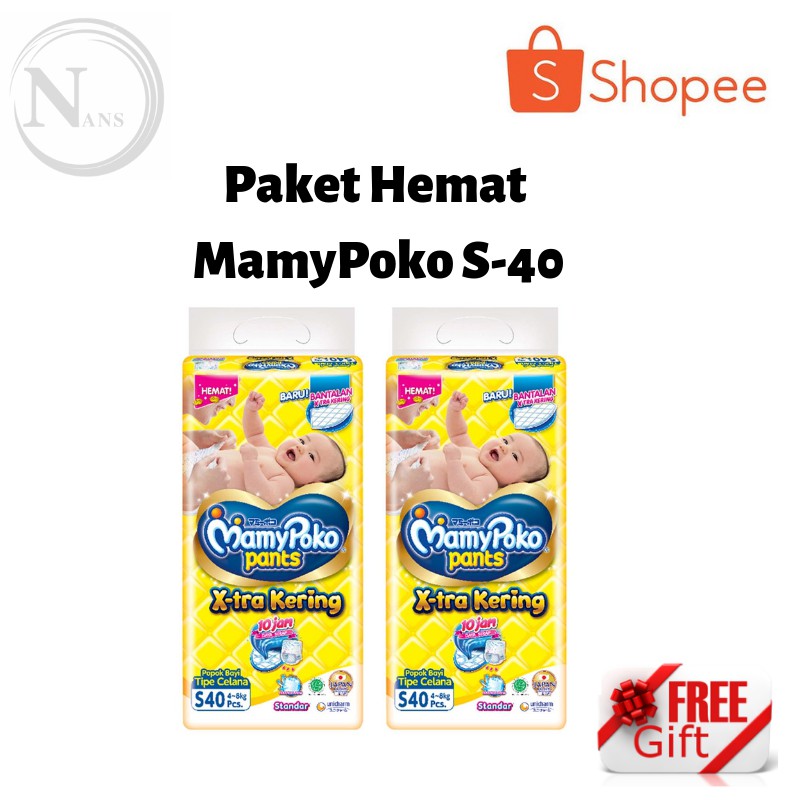 Jual Paket Hemat Pack Pampers Mamypoko Standar Ukuran S Pants