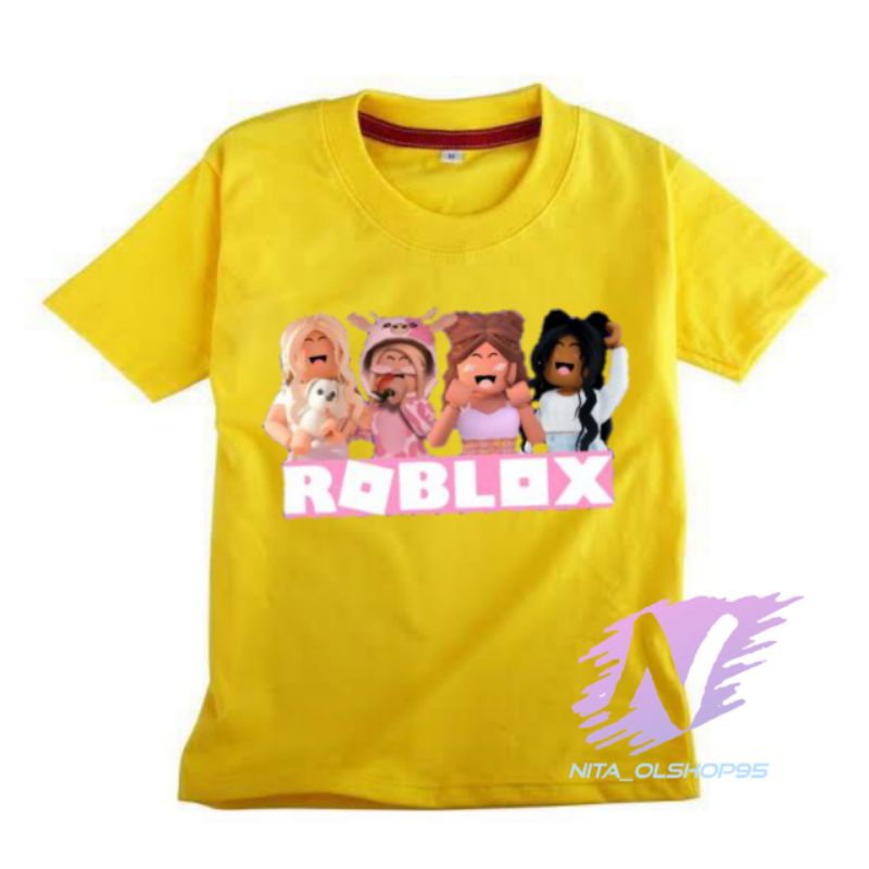 kaos roblox girl baju kaos anak roblok