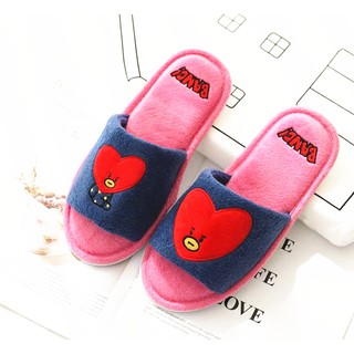  Sandal  Selop  Desain Kartun Bts  Kpop Juvenile Bahan Plush 