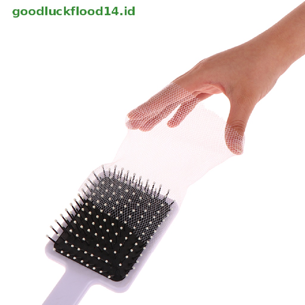 (GOOGFOUR) Jaring Pelindung Sisir Rambut Universal Portable Dapat Dicuci