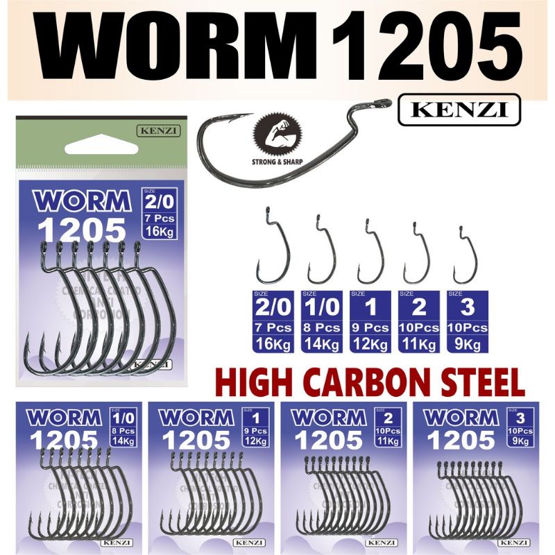 WORM HOOK KENZI PER SATUAN