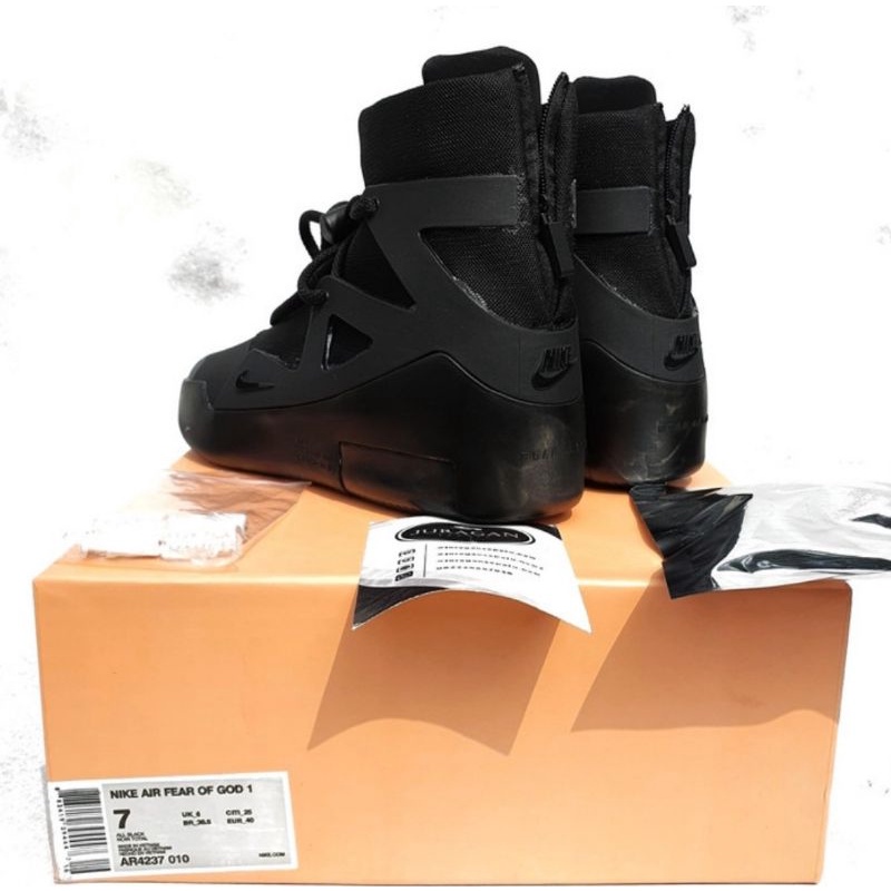 Nike Air Fear Of God 1 &quot;Triple Black&quot;