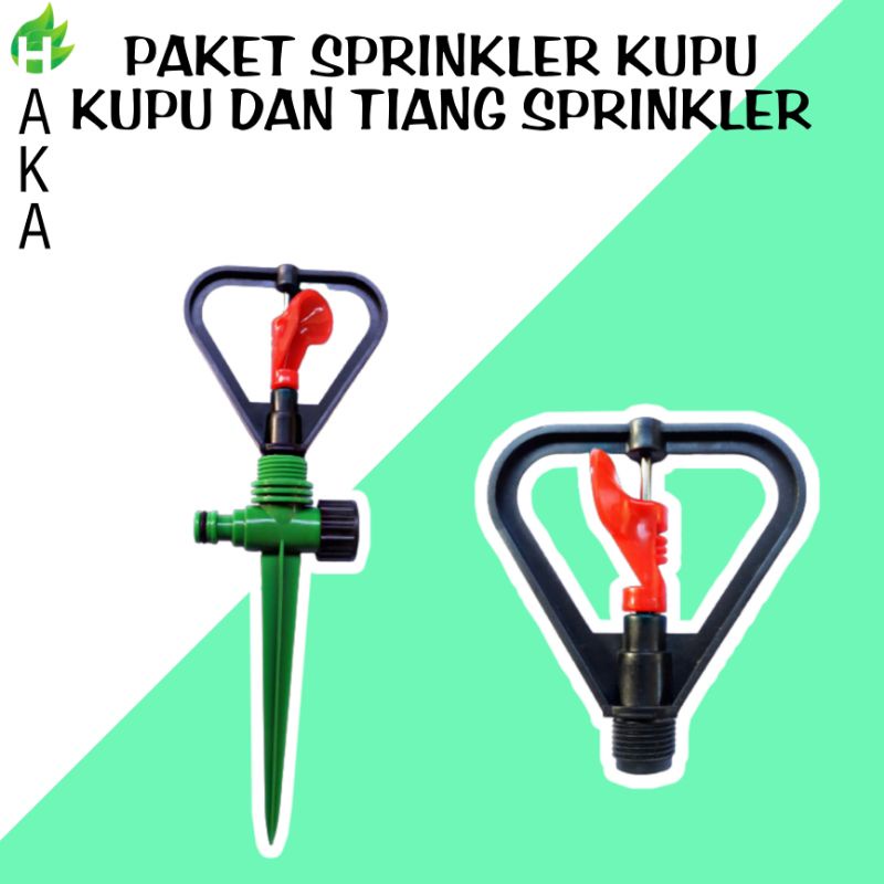 PAKET SPRINKLER TAMAN KUPU KUPU DAN TIANG SPRINKLER