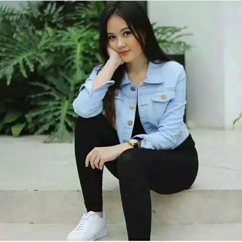 JAKET WANITA//jaket jeans cewe//jaket jeans denim//jaket jeans snow//jaket standar jumbo