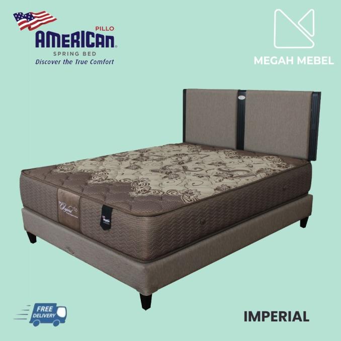 populer] American Pillo Spring Bed Tipe Imperial (Matras Saja)