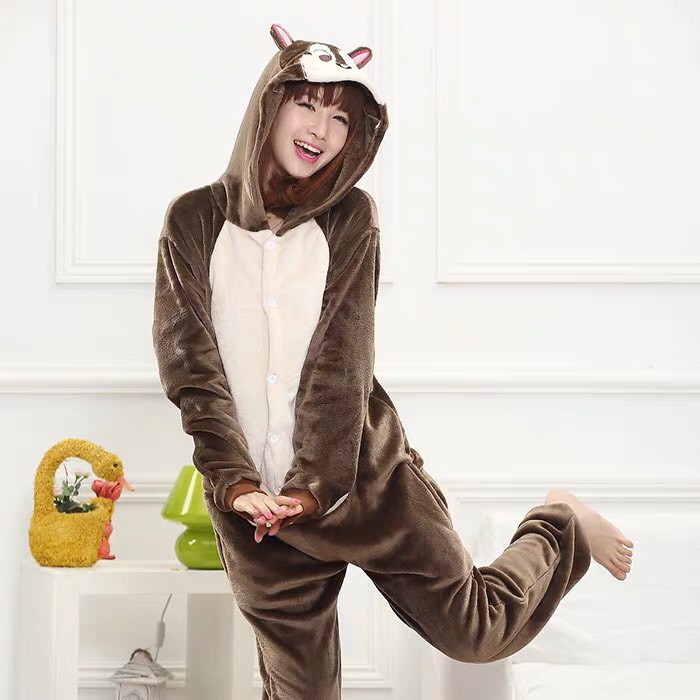 BAJU ONESIE CHIP CHIPMUNK TSUM TSUM DALE KOSTUM COSPLAY PIYAMA