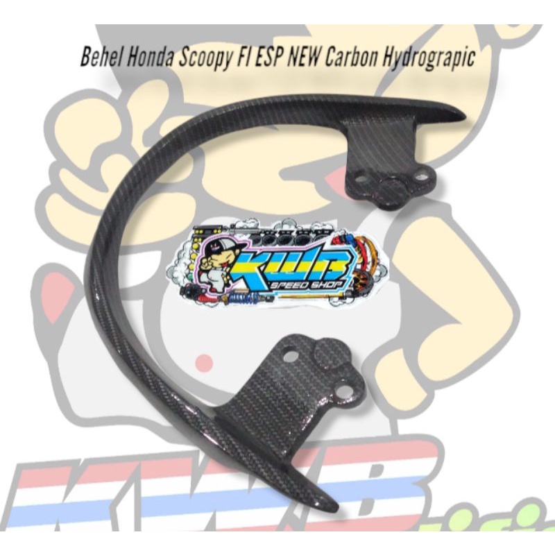 Behel begel planger honda scoopy FI ESP NEW carbon hydrograpic