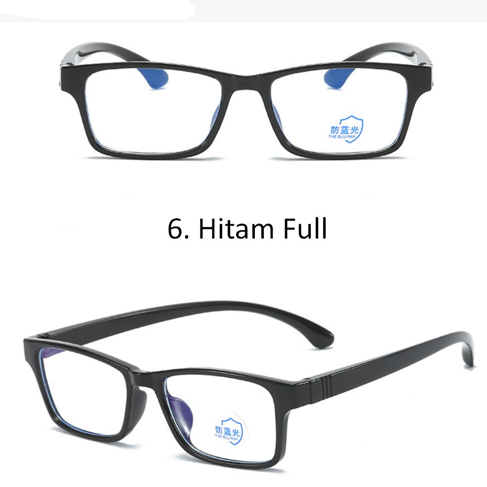 Kacamata ANAK Antiradiasi Blueray Gadget Komputer HP TV Bahan TR90 Ringan dan Lentur Unisex Original Free Box dan Lap