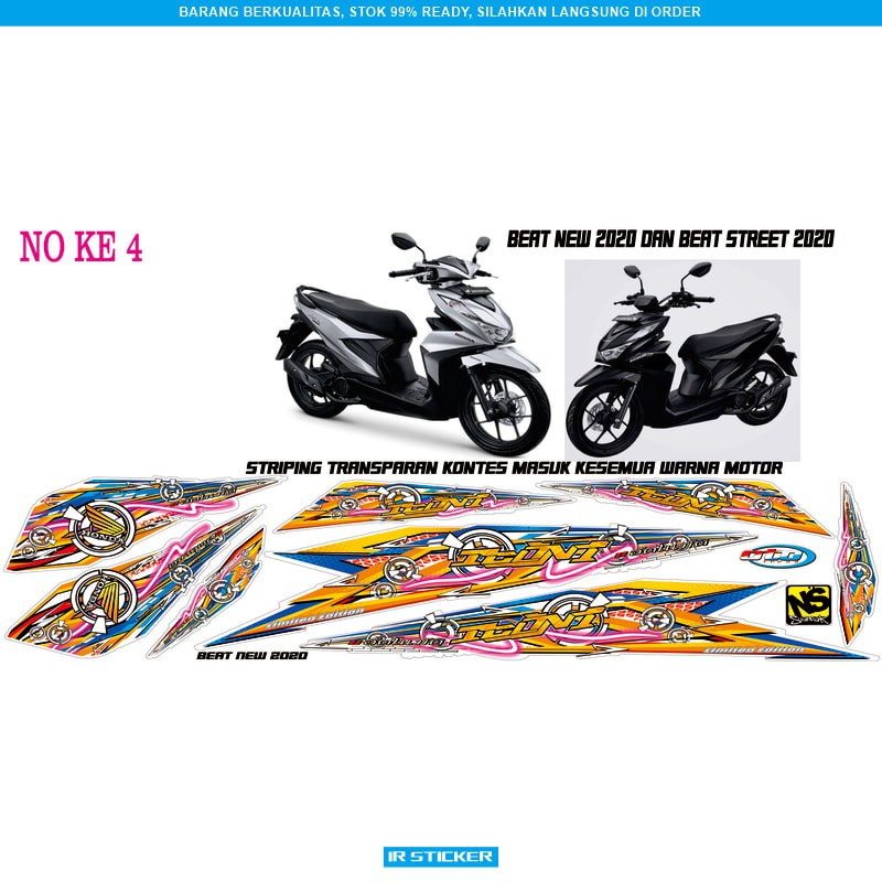 STRIPING BEAT NEW 2020 BEAT STREET 2020 TRANSPARAN MOTHAI03