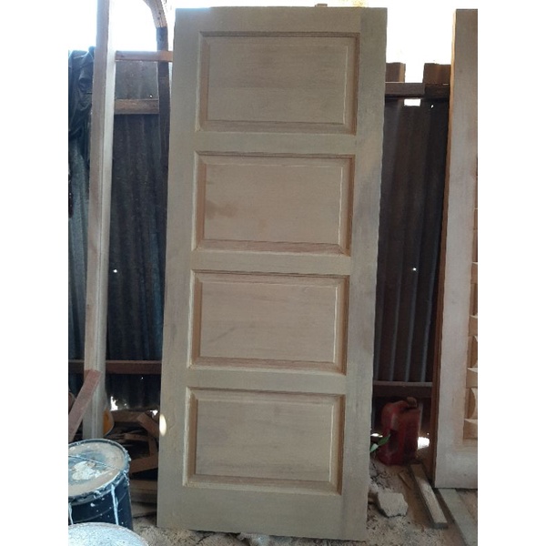 pintu minimalis kayu meranti oven