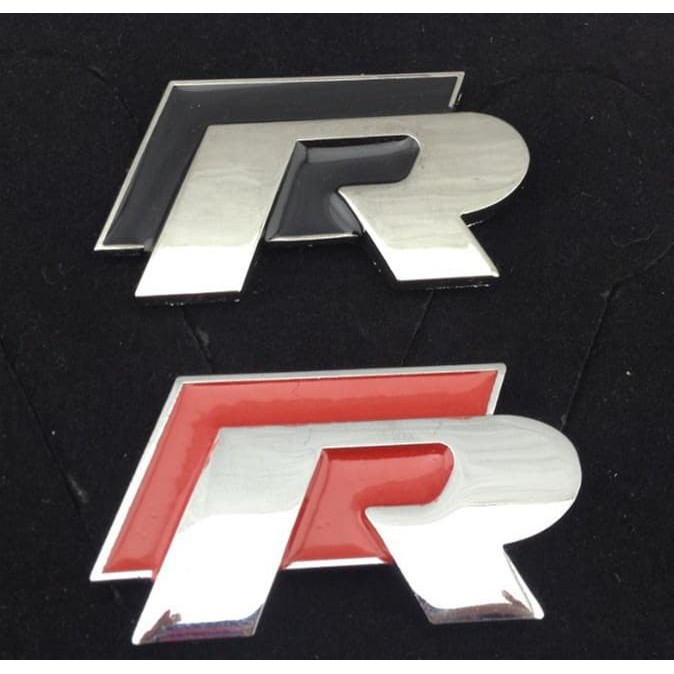 Emblem R Racing, VW, Type R, Wagon R, R line, GTR, Mugen R, R/T