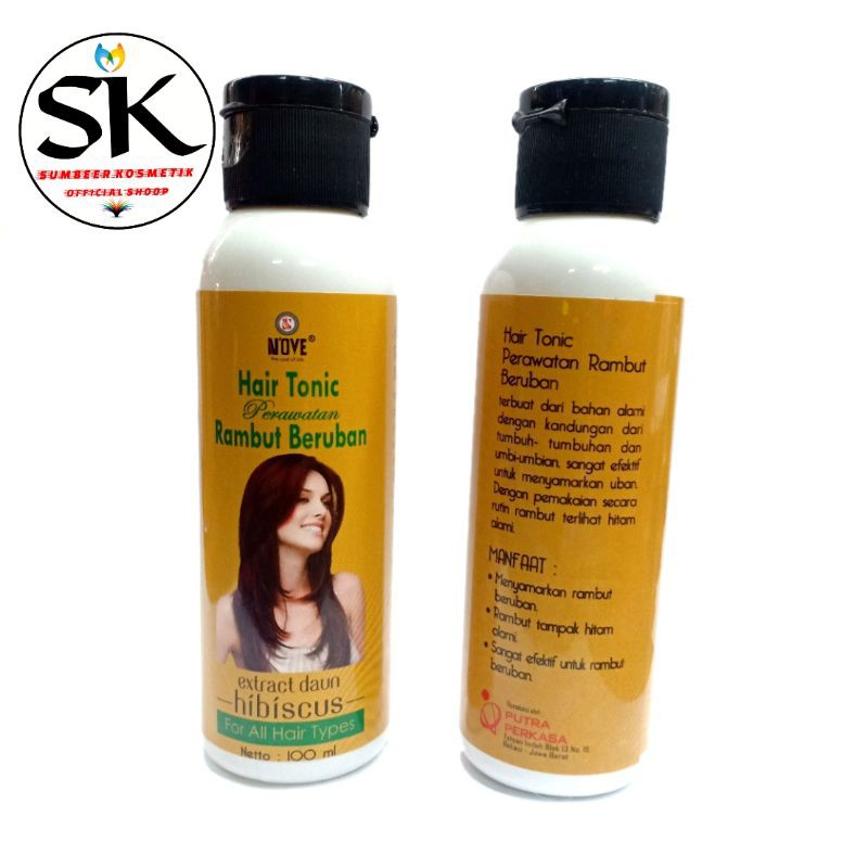 [ hair tonic ] nove perawatan rambut beruban isi 100.ml