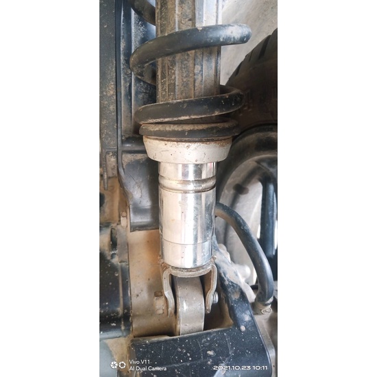 peninggi shock belakang matic full besi