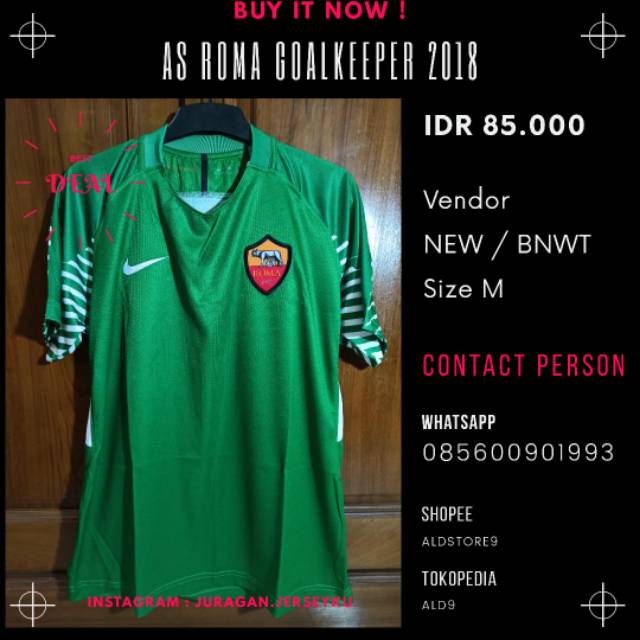 AS Roma GK Green printing