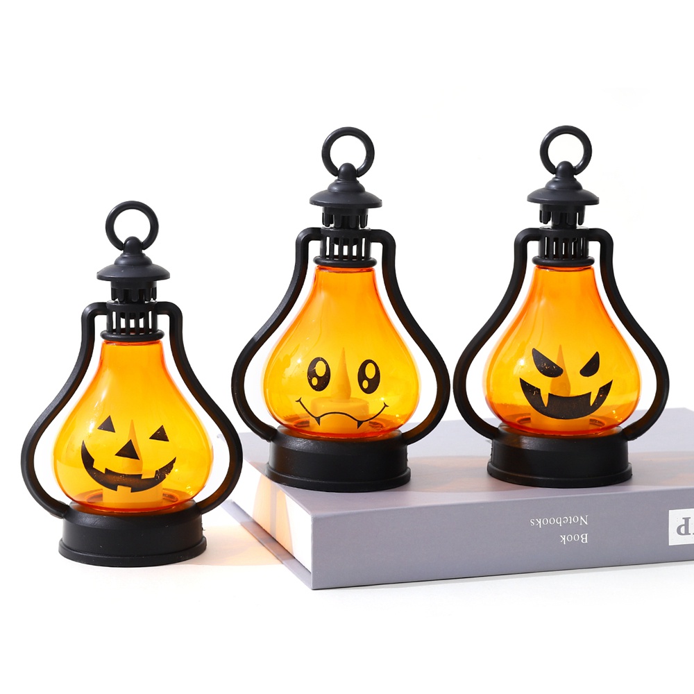 1pc Lampu Malam Led Bentuk Labu Untuk Dekorasi Pesta Halloween