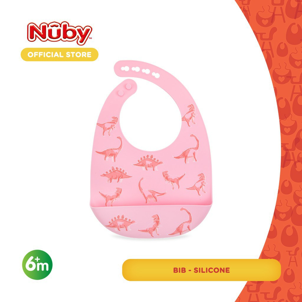 Nuby Silicone BIB / Celemek Makan Bayi