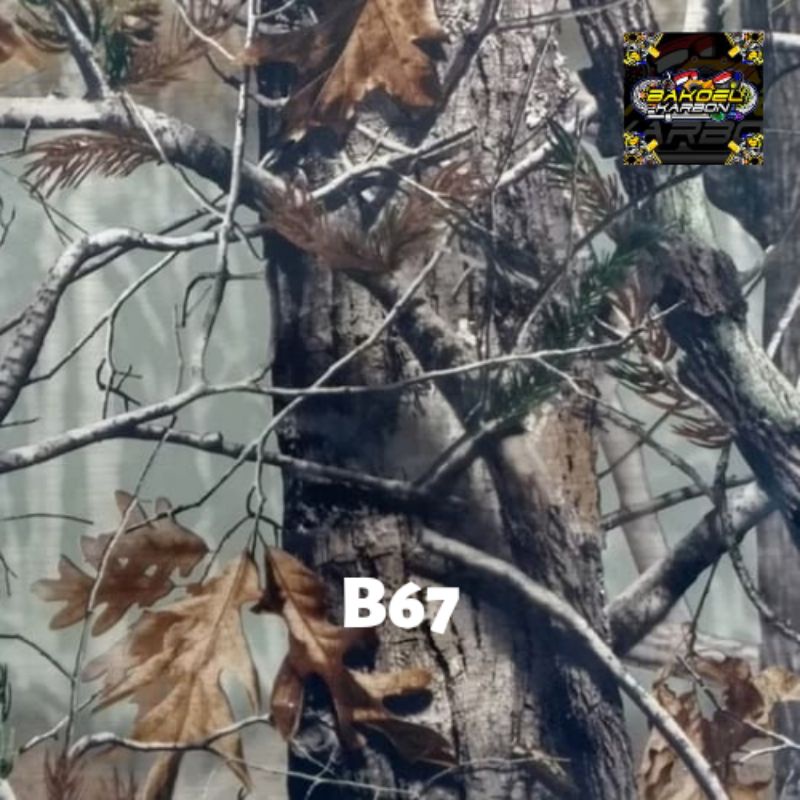 WTP B67 Karbon Celup Water Transfer Printing motif Camo