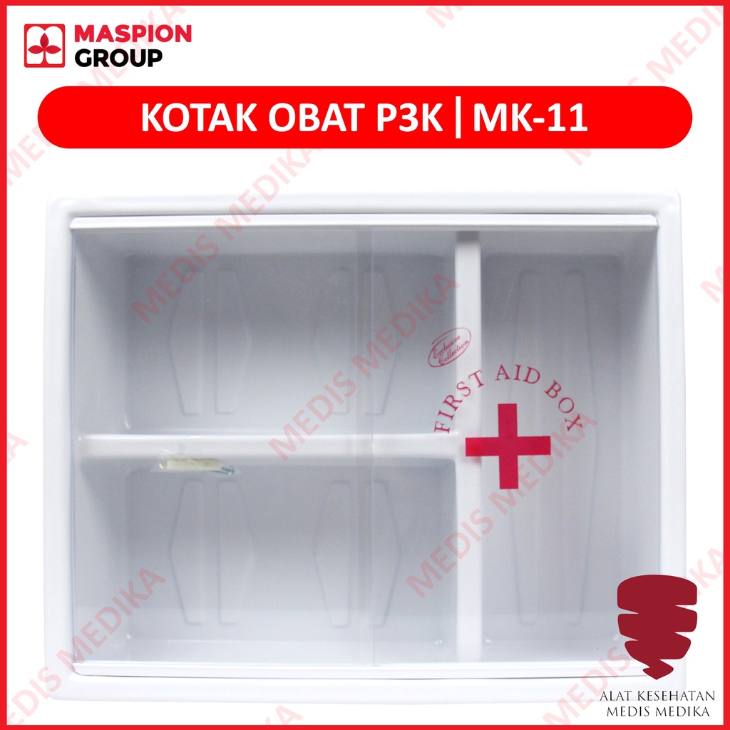 Kotak Obat P3K Maspion Dinding First Aid Box Wadah Obat Wall Cabinet