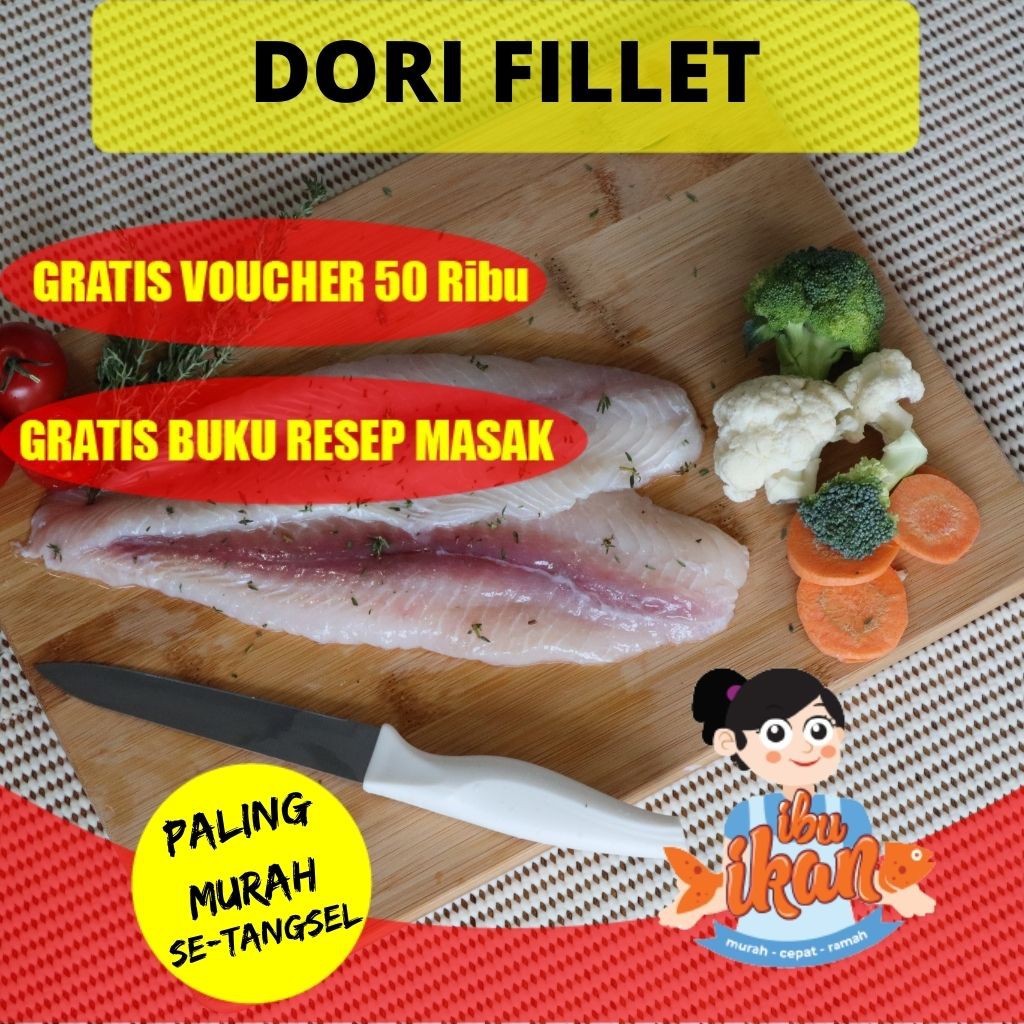 IKAN DORI FILLET 1 KG LOKAL FROZEN KEMASAN FROSH | Shopee Indonesia