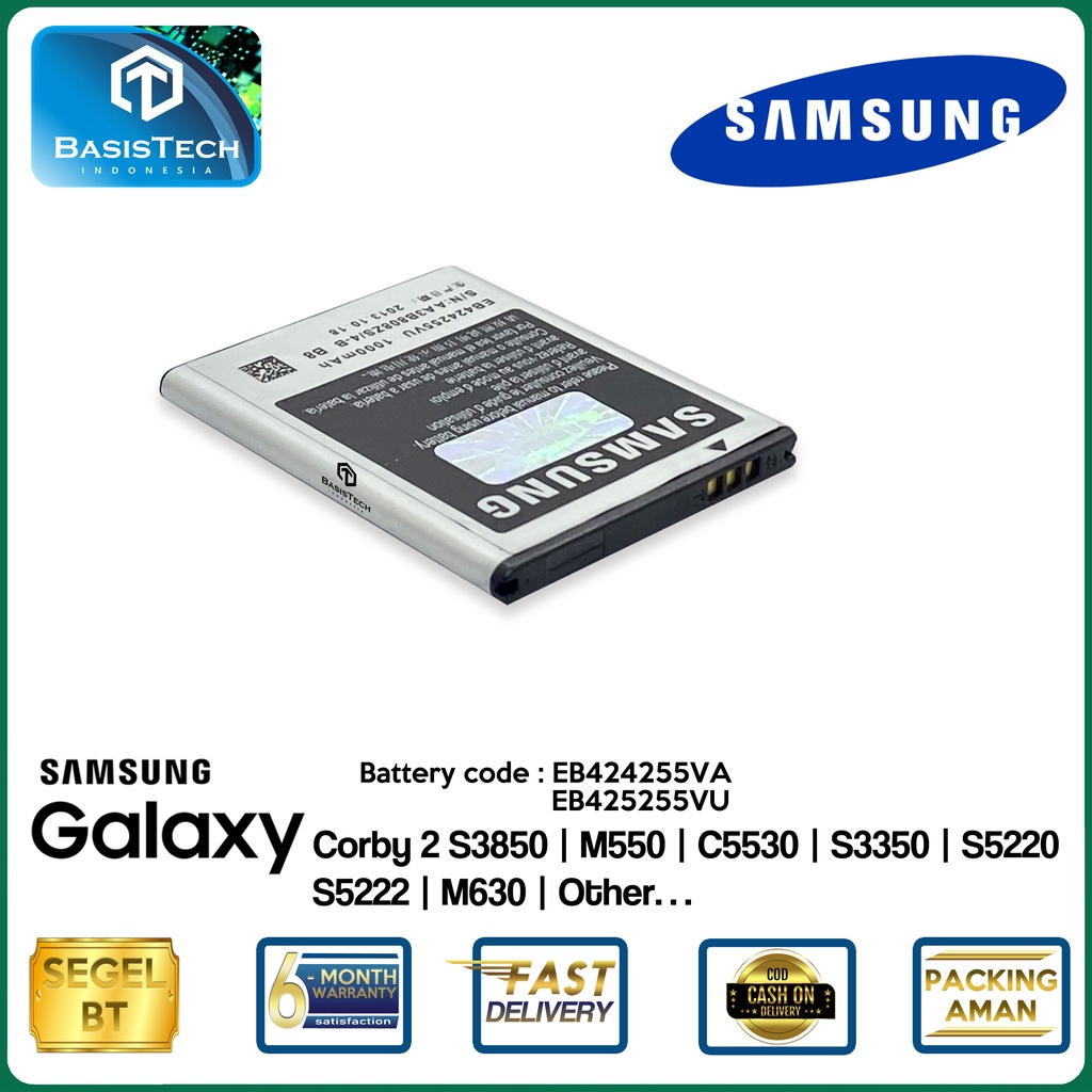 BATERAI SAMSUNG CORBY 2 S3850 M550 C5530 S3350 S5220 S5222 EB424255VU - ORI99