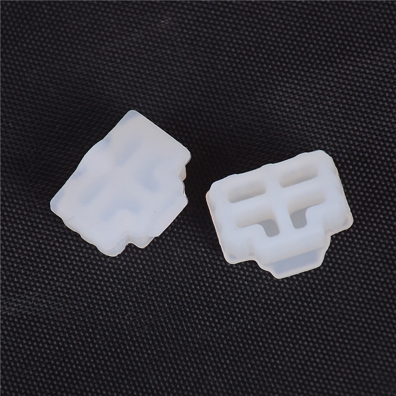 {LUCKID}10Pcs Ethernet Hub Port RJ45 Anti Dust Cover Cap Protector Plug White