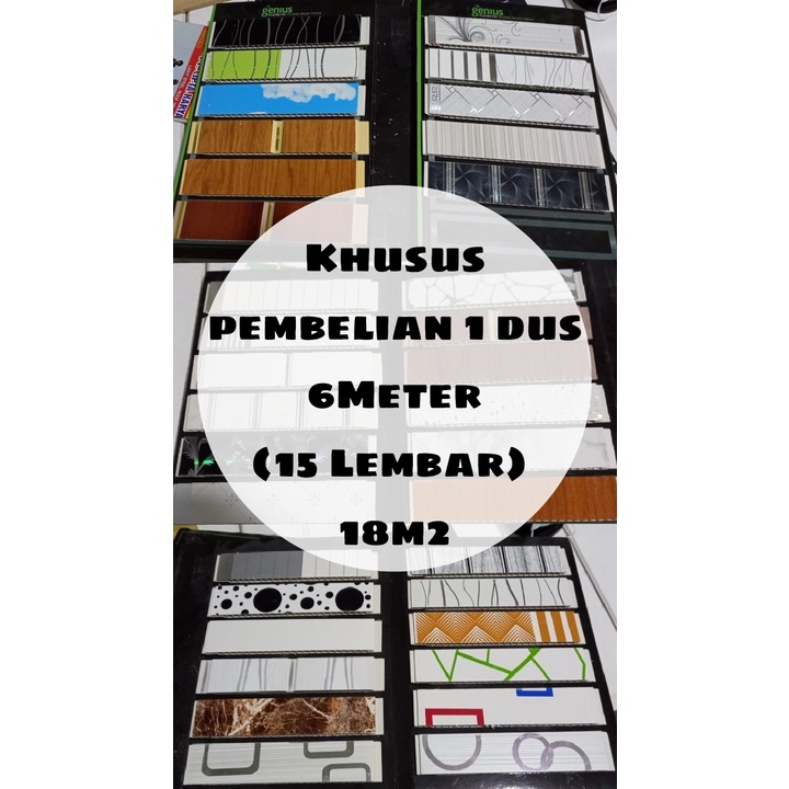 PLAFON PVC GENIUS 1 DUS / PLAVON PVC ( 6 M / 15 L / 18 M2 )