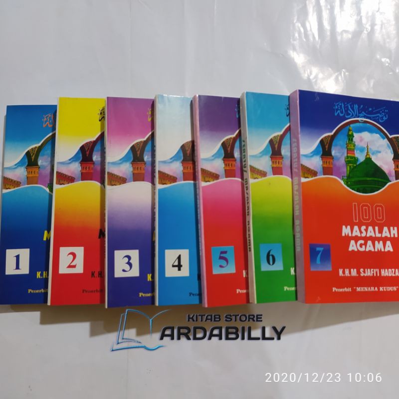 BUKU KUMPULAN 100 MASALAH AGAMA K.H.M. SYAFI'I HADZAMI [ 7 jilid ]