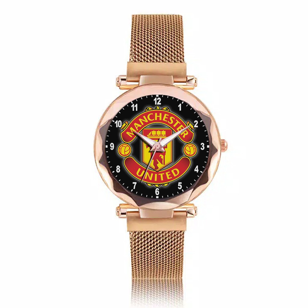 Jam Tangan Wanita Custom - MU 2 Free Box &amp; Batre Cadangan