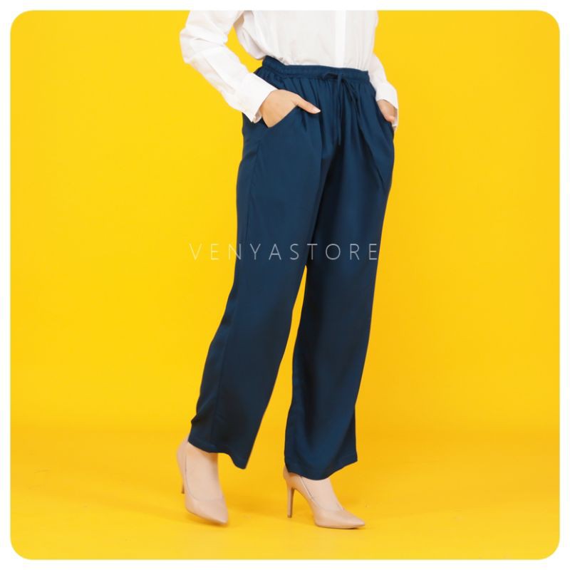 Celana kulot Rayon / Rayon pants /celana polos / Celana rayon