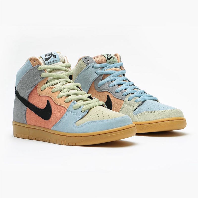 Nike Dunk SB high spectrum egg red and 