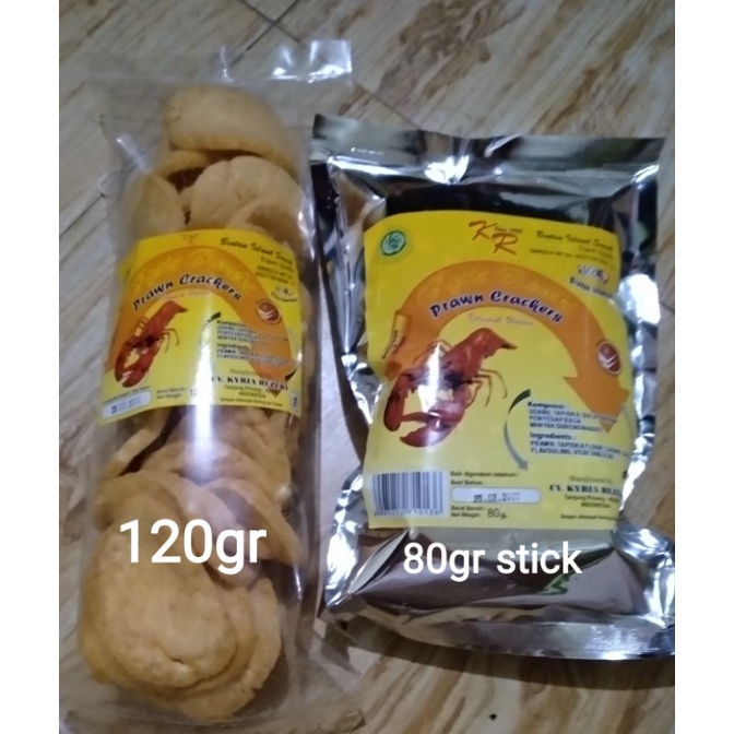 

Kerupuk udang 80grx5bks camilan khas tanjung pinang sejak thn 1988