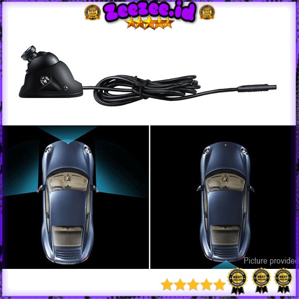 Yoelbaer Kamera Mobil Blindspot with LED Light - GB-T-15412 - Black