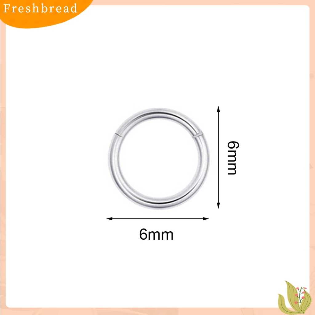 Cincin Hoop Piercing Septum Bahan Stainless Steel Untuk Hidung Bibir Telinga Dan Tubuh