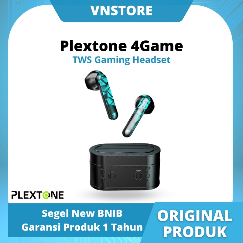 Plextone 4Game TWS Gaming Earphone Bluetooth 5.1 Touch Earbuds Music | Headset Gaming Plextone