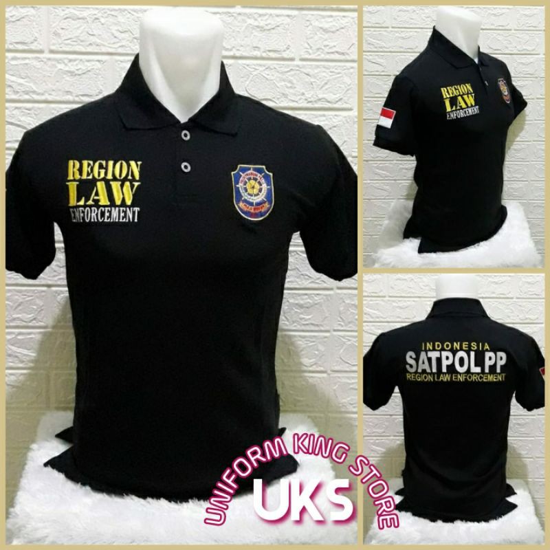 Kaos Satpol PP - Kaos Kerah Satpol PP - SPH - Baju Satpol PP Bordir - Kaos Satpol Pp Bordir