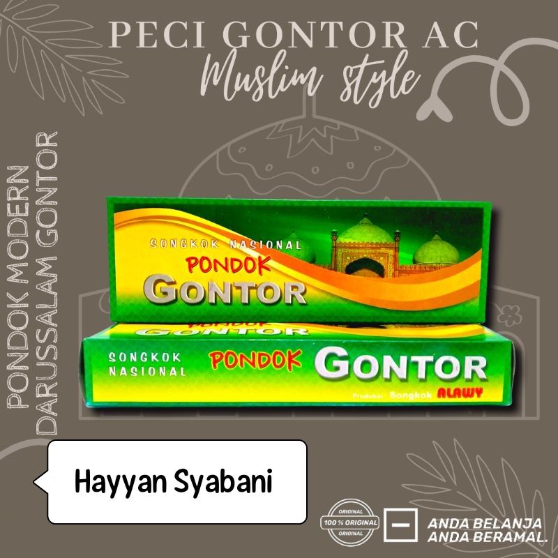 Peci Gontor AC / Songkok Santri Gontor AC