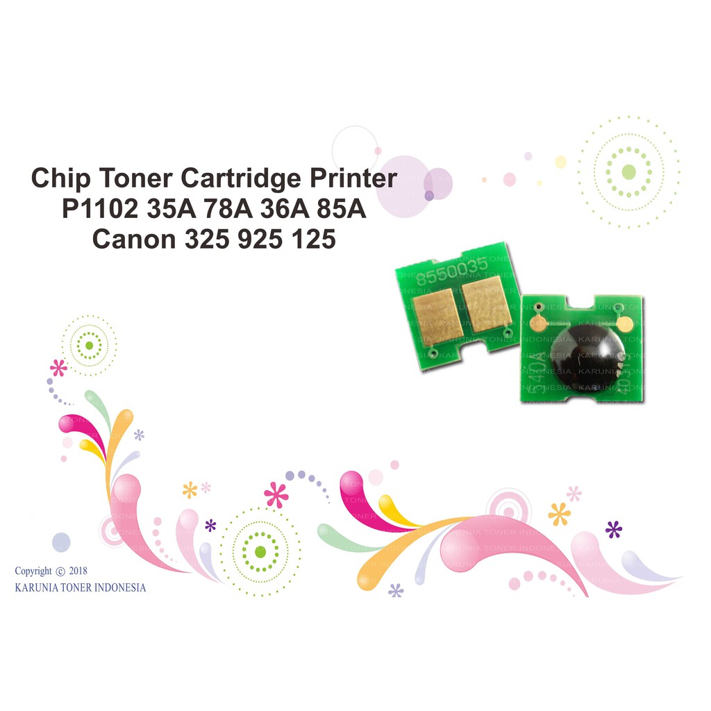 Chip Toner Cartridge Printer P1102 35A 78A 36A 85A Canon 325 925 125