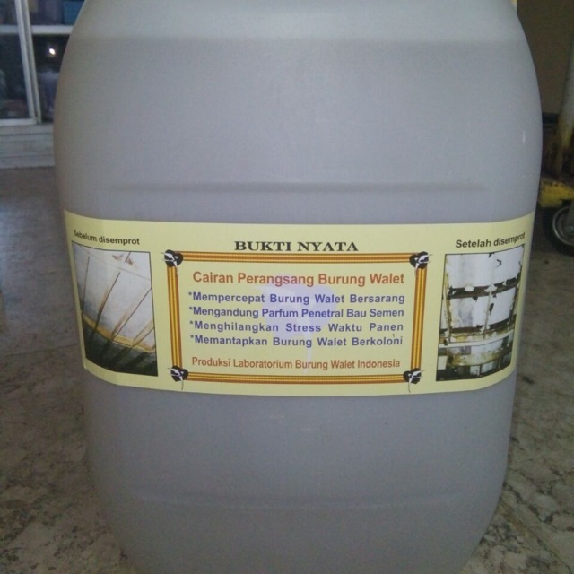 Parfum Walet merk “Bukti Nyata “ kemasan 20 liter / parfum walet  / parfum walet / parfum BN / parfu