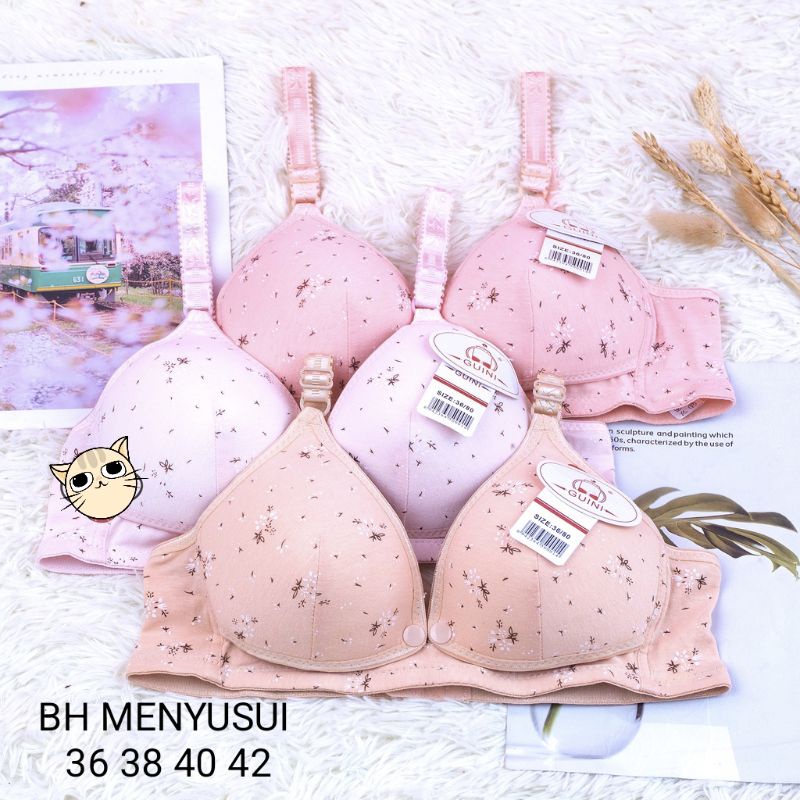 BH MENYUSUI BRA BUSUI KEMAHILAN MOTIF BUNGA 36 38 40 42 (bh busui BUNGA)