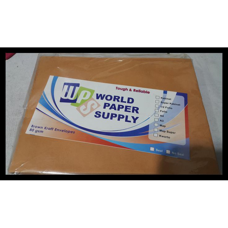 

Amplop Coklat Super Kabinet 140X270Mm