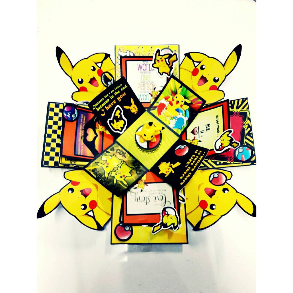 

Exploding box/explosion box pikachu