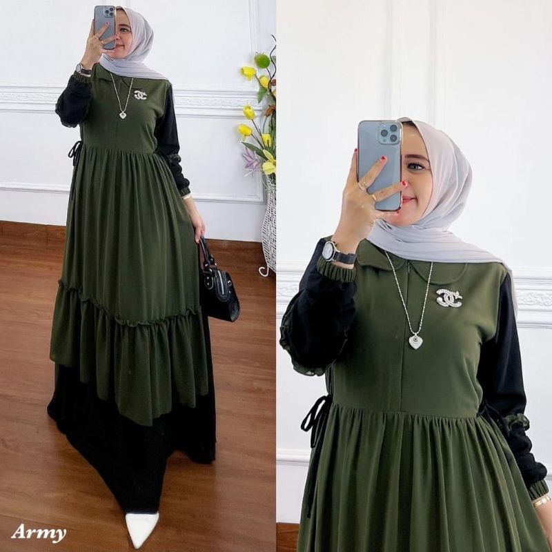 Dress Muslim. Fashion Muslim. Pakaian Wanita. Baju Wanita. Tamara Dress