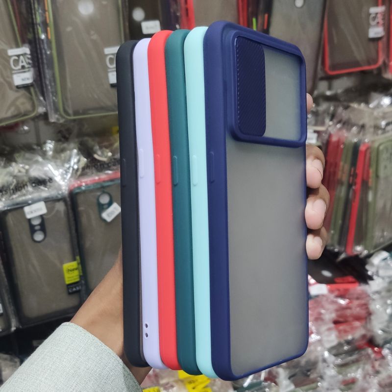 Slide Case doff hybrid my choice aero tutup kamera Oppo Reno 5f 5pro pro 6 5G